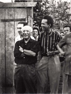 18.Pablo Picasso et Wifredo Lam, Vallauris, ca 1954